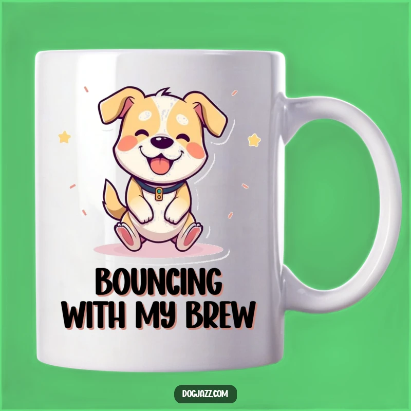 Funny Triangle Dog Mug - Hilarious Gift for Music Lovers and Cheerful Pups