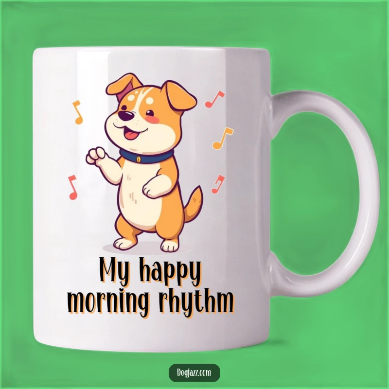 Funny Dog Tapping Paws Mug: A Hilarious Gift for Dog Lovers Who Love Music