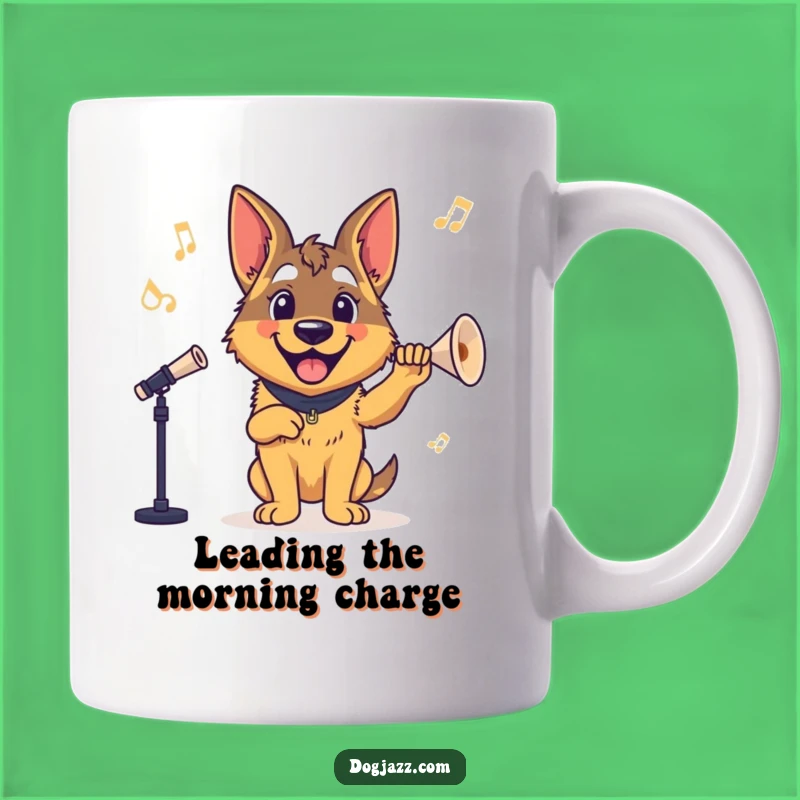 Funny German Shepherd Conductor Mug - Maestro Dog Lover's Gift