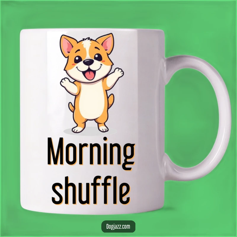 Funny Jazzy Dancer Dog Mug: Cool Moves Gift for Dance Lovers