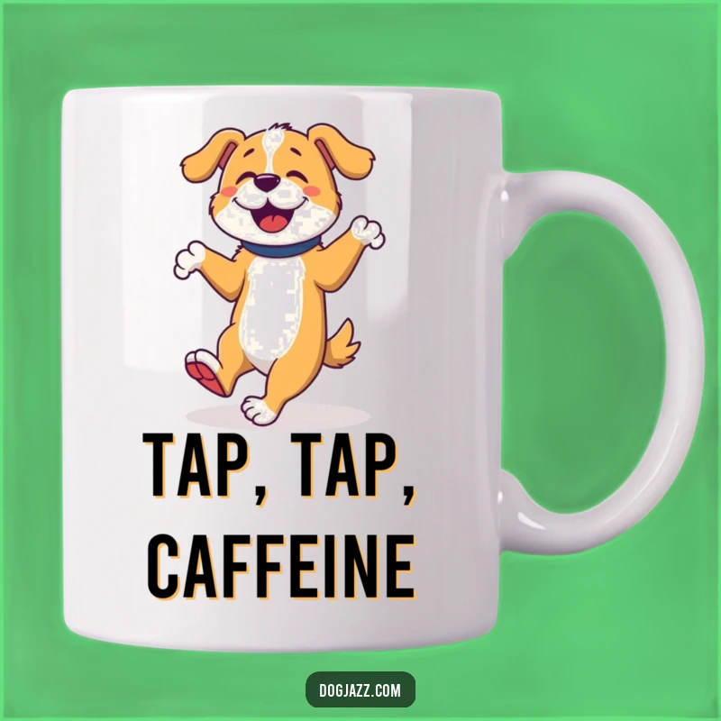 Funny Dog Tap Dancer Mug: A Rhythmic Canine's Energetic Gift for Dance Lovers