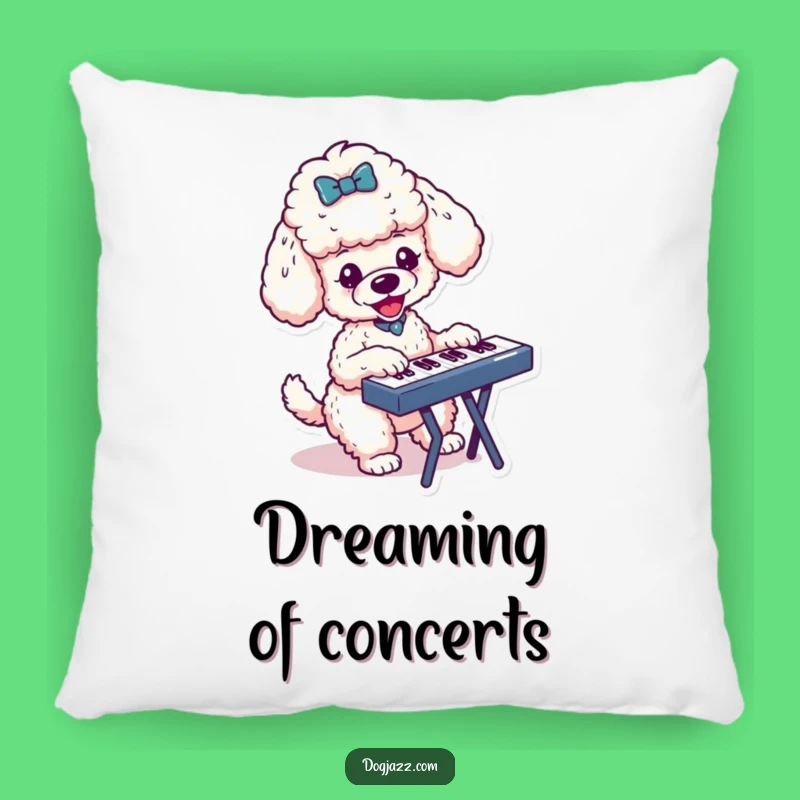 Funny Poodle Keyboard Pillow: Add Cozy Musical Comfort and Humor