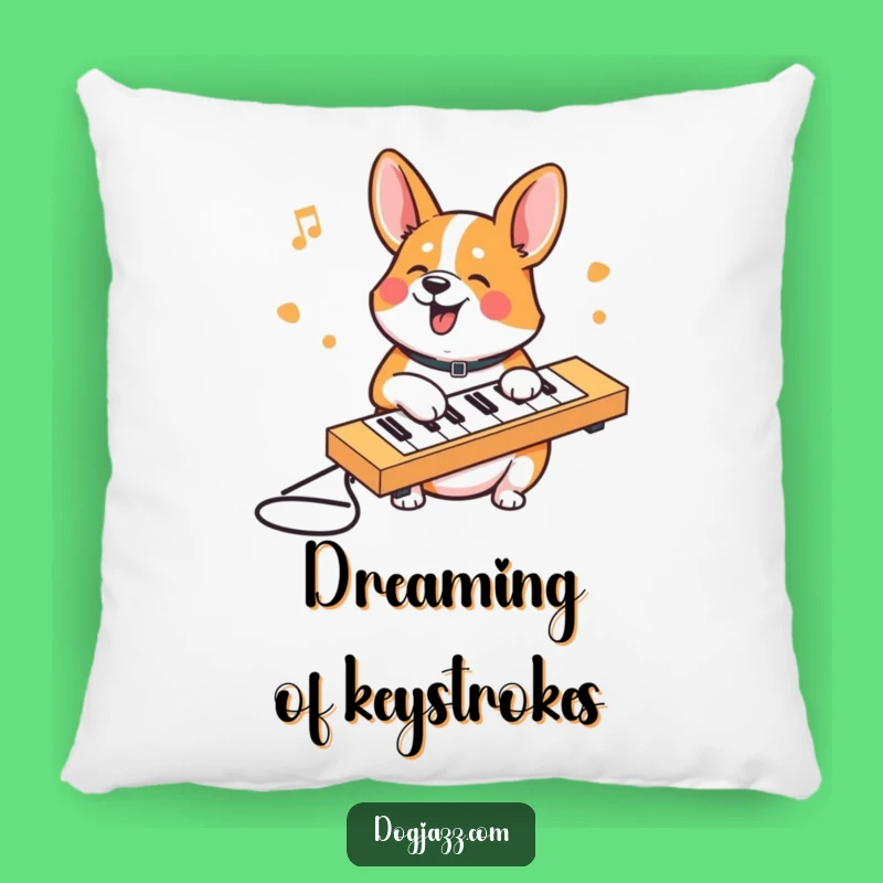 Funny Corgi Keyboard Pillow: Comfy and Humorous Accent Decor