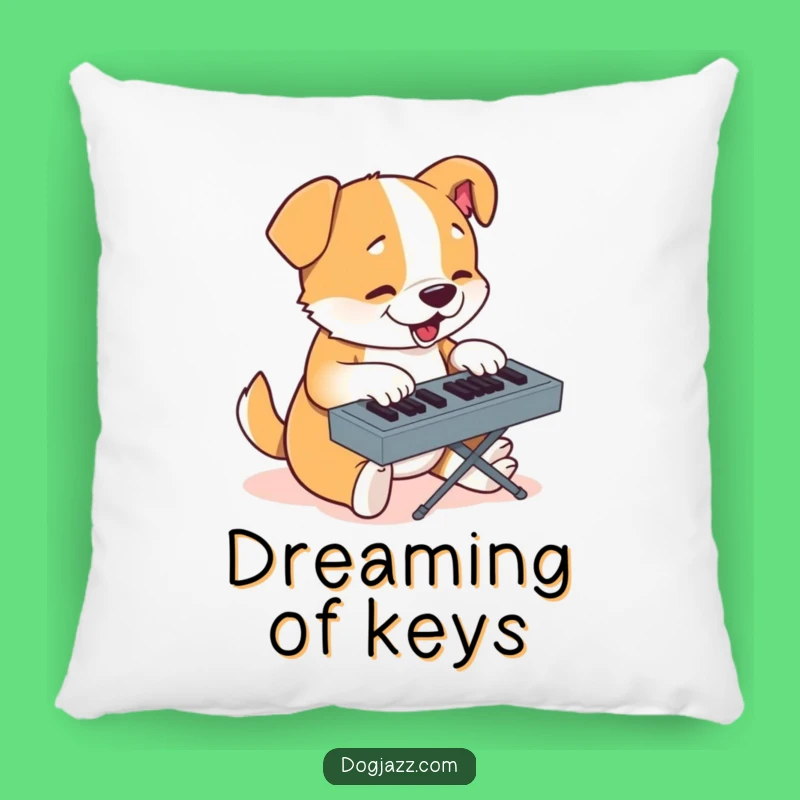 Funny Keyboard Dog Pillow - Cozy Comfort for Sleepy Coders and Dog Fans
