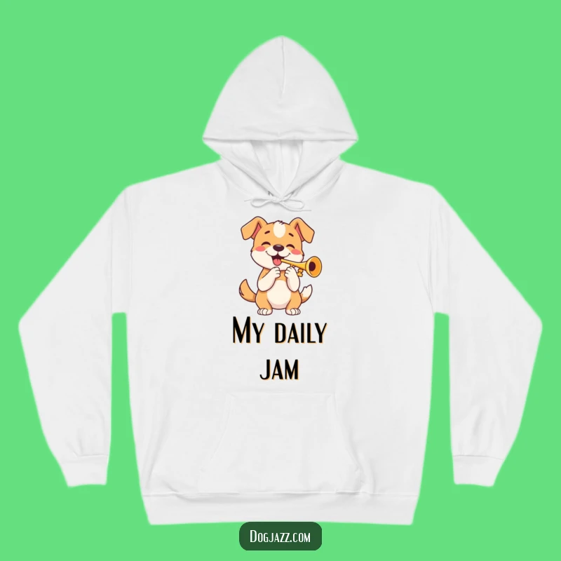 Cozy Funny Trumpet Dog Hoodie: Stay Warm with Musical Canine Charm
