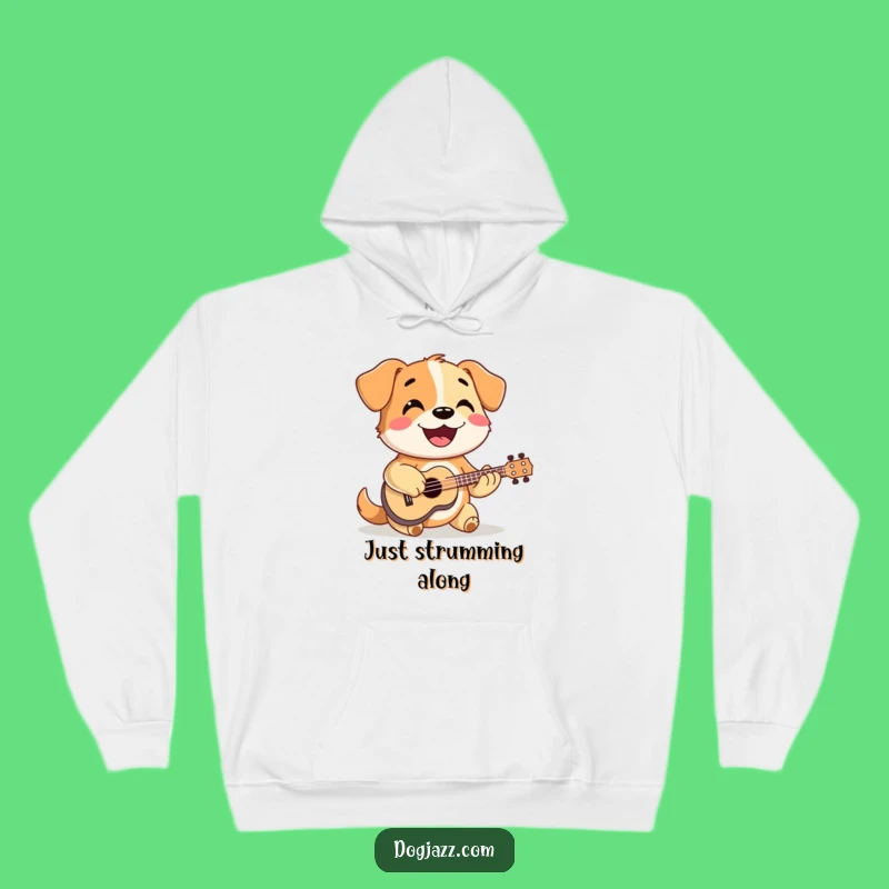 Funny Dog Ukulele Hoodie: Cozy Up with Your Favorite Strumming Companion