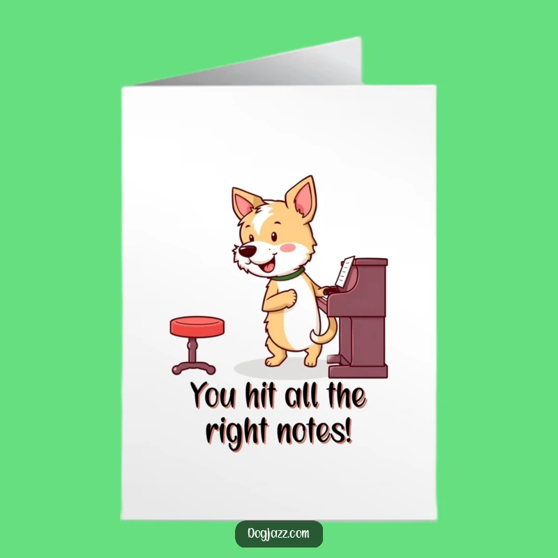 Free Printable Congrats Card: Terrier Maestro, Joyful Downloadable Celebration