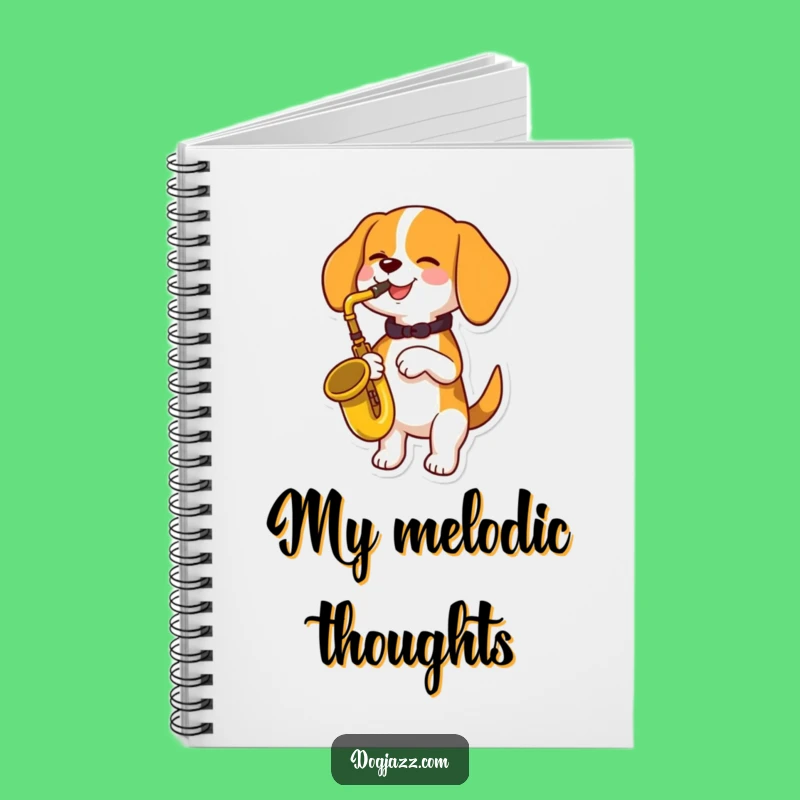Funny Beagle Saxophone Notebook: Jot Down Ideas with Musical Canine Flair