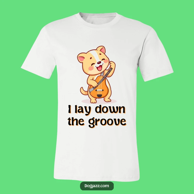 Funny Dog Bass Player T-Shirt: Rock Out with This Hilarious Canine Musician Tee