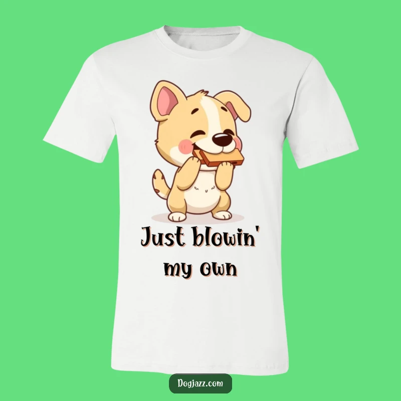 Funny Dog Harmonica T-Shirt: Cool Canine Blues Apparel for Comfort