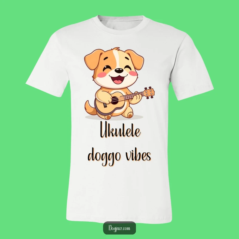 Funny Dog Ukulele T-Shirt: Wearable Sunshine for Music Lovers and Canines