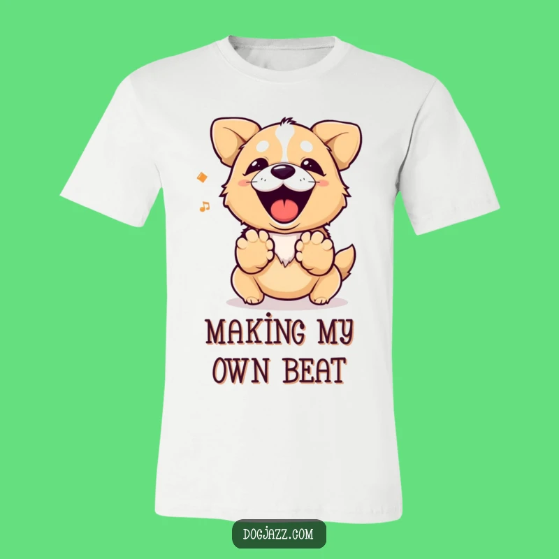 Funny Happy Barking Dog T-Shirt - Hilarious Pet Communication Apparel