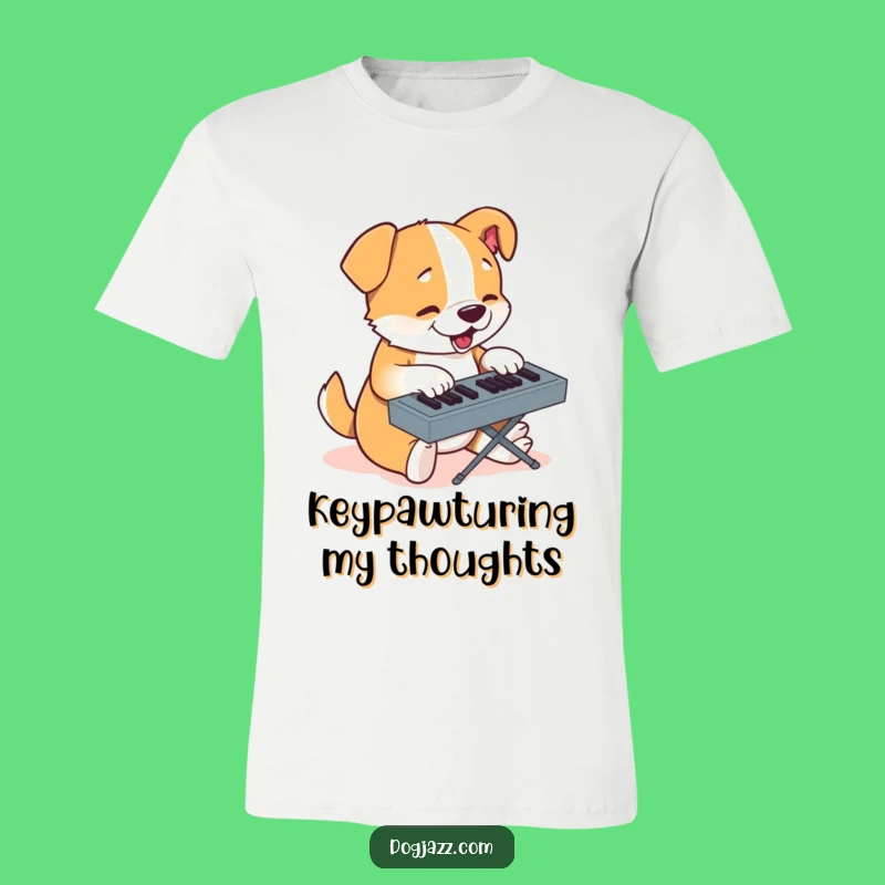 Funny Keyboard Dog T-Shirt - Hilarious Outfit for Coders and Dog Lovers
