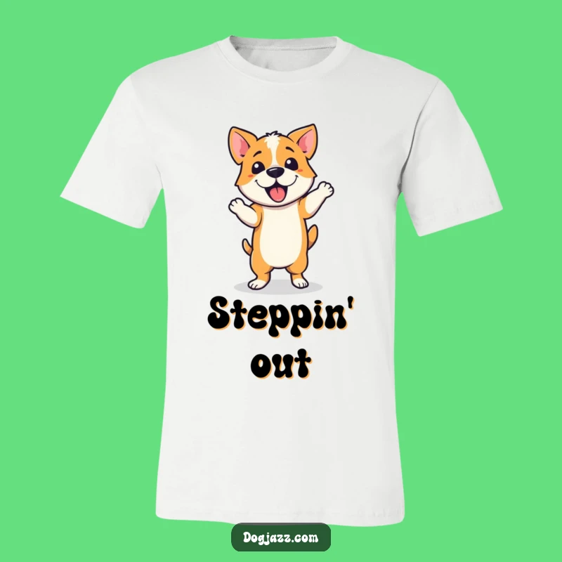 Funny Jazzy Dancer Dog T-Shirt: Cool Canine Moves Tee Gift