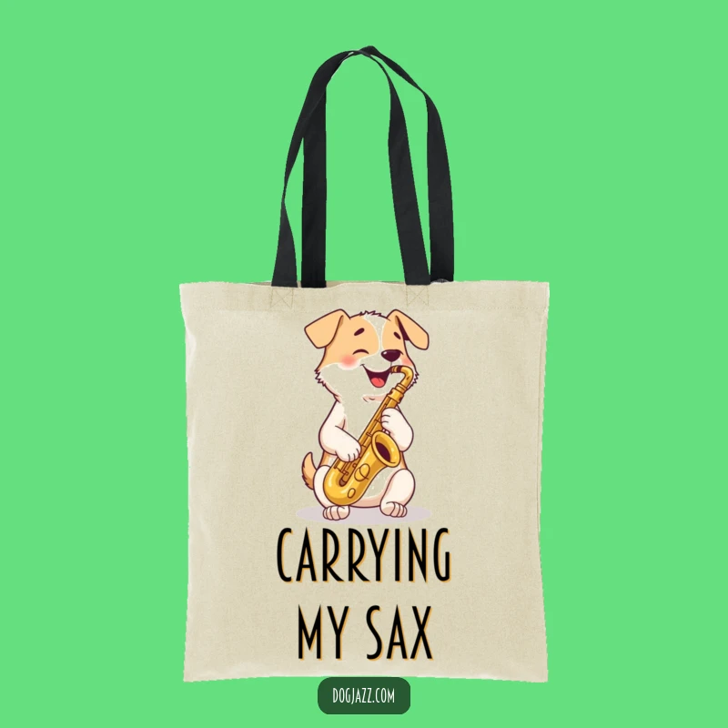 Funny Dog Jazz Tote Bag: Hilarious & Stylish Music Accessory